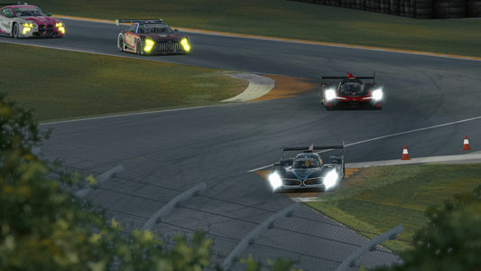 Issues, Incidents compound Hours 4 – 6 of the 2024 iRacing Daytona 24 Hour.