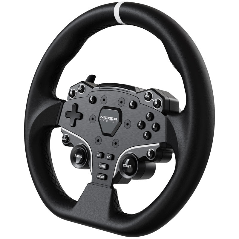 MOZA ES Wheel for R3, R5, R9 V2, R12 - Leather (28 cm)