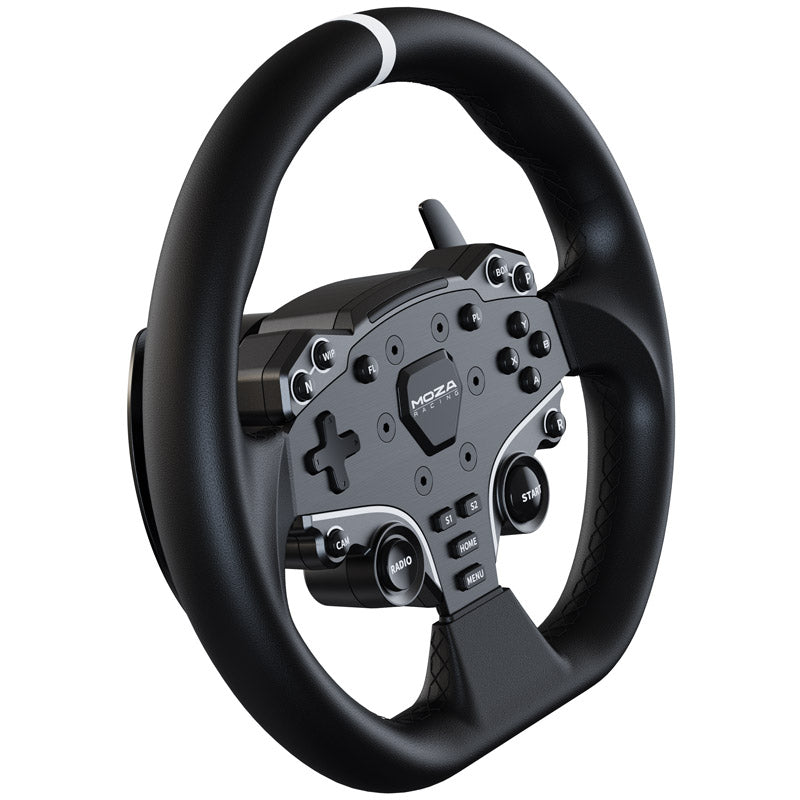 MOZA ES Wheel for R3, R5, R9 V2, R12 - Leather (28 cm)