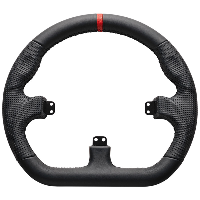 Asetek SimSports GT Felge - Closed D, Leder - schwarz