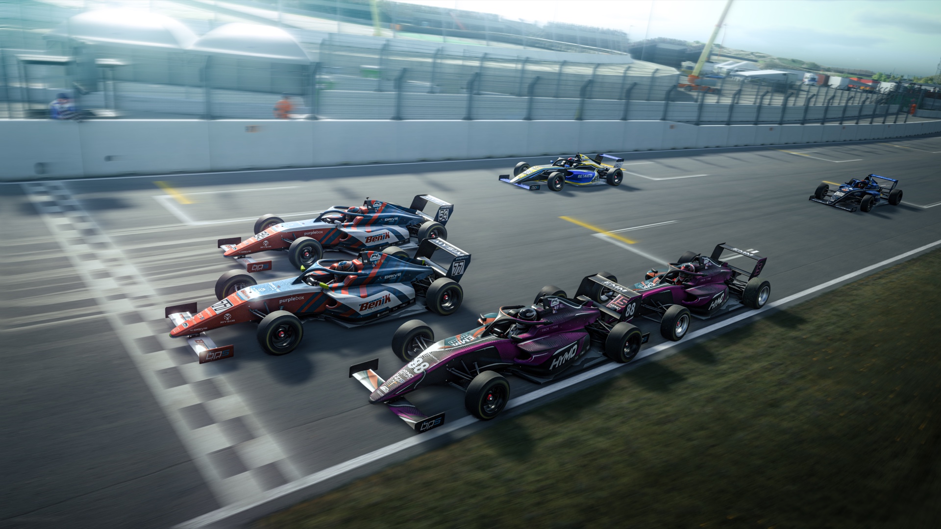 F4 Esports side-by-side racing