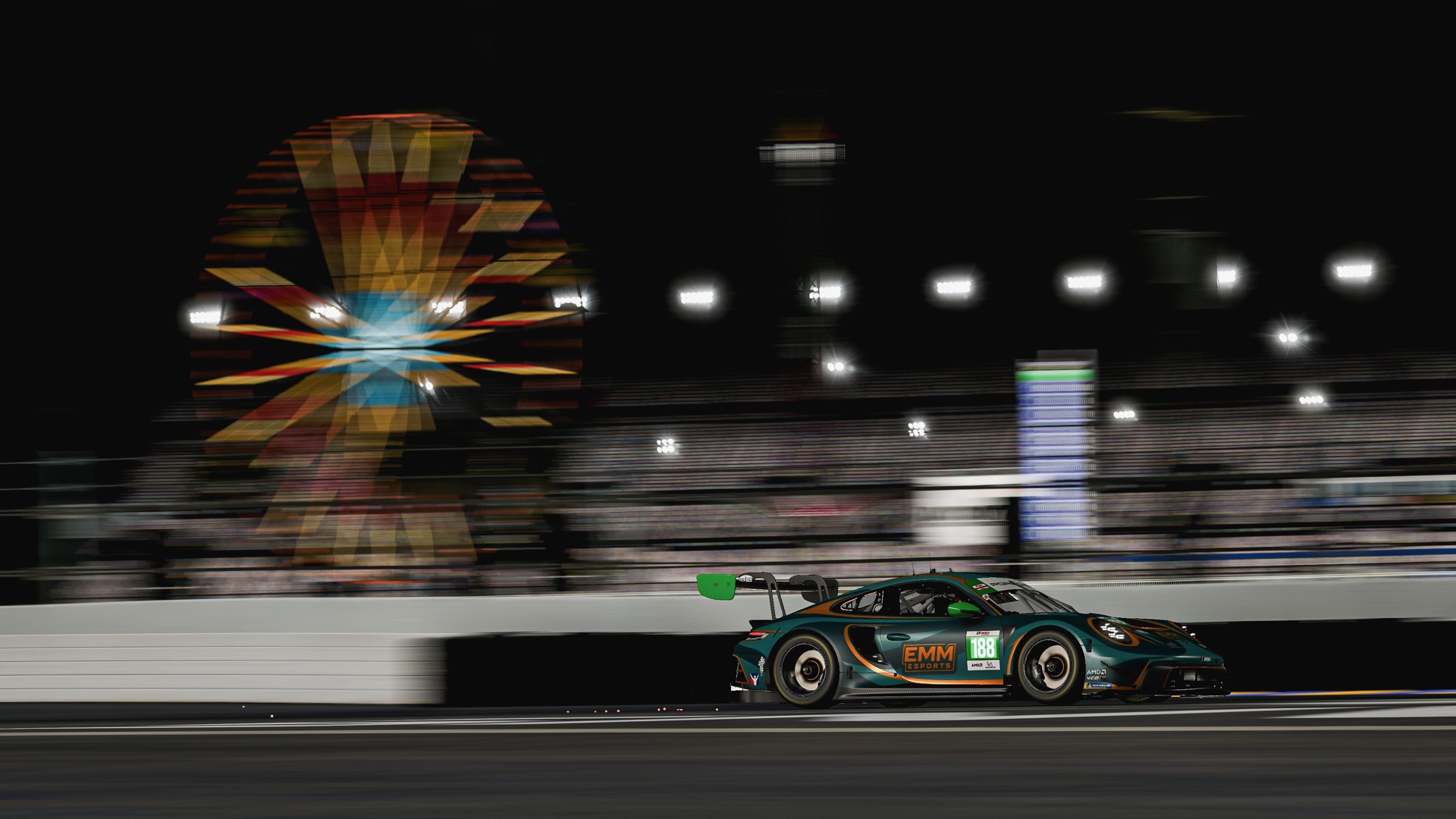 IMSA Esports night race at Daytona